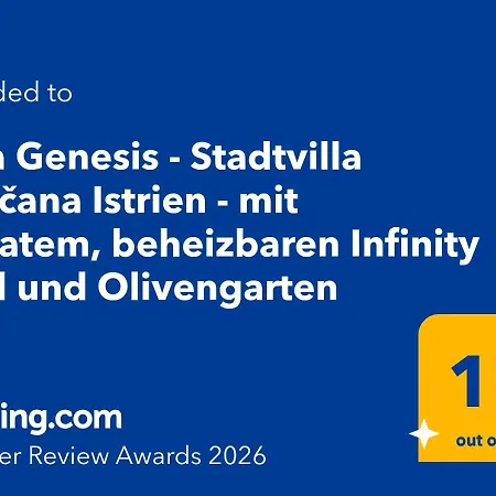 Сasa de vacaciones Genesis - Stadtvilla Istrien - Mit Privatem, Beheizbaren Infinity Pool Und Olivengarten